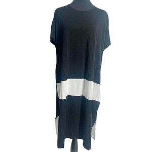 Alembika Size XS Dress Short Sleeve Lagenlook Boho Midi